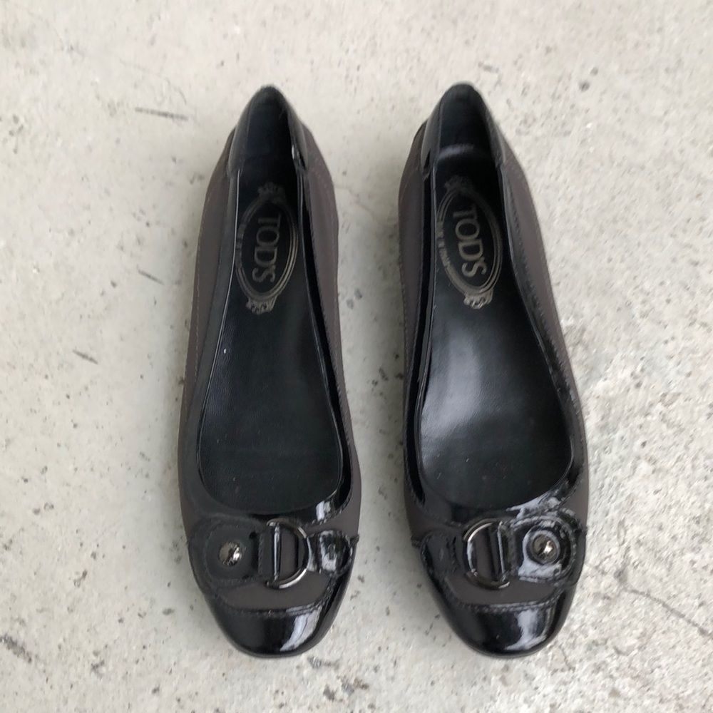 💚Tod’s black flats